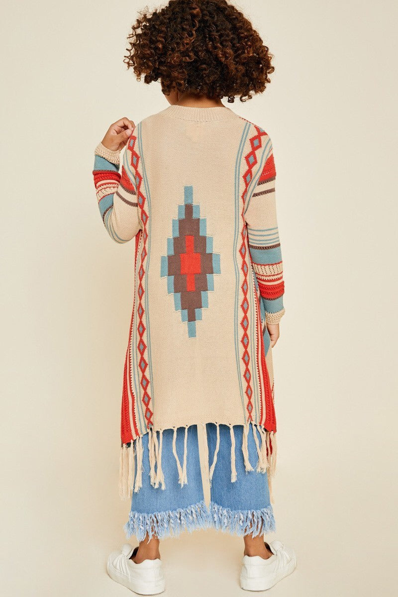 Tribal Bolero cardigan sweater